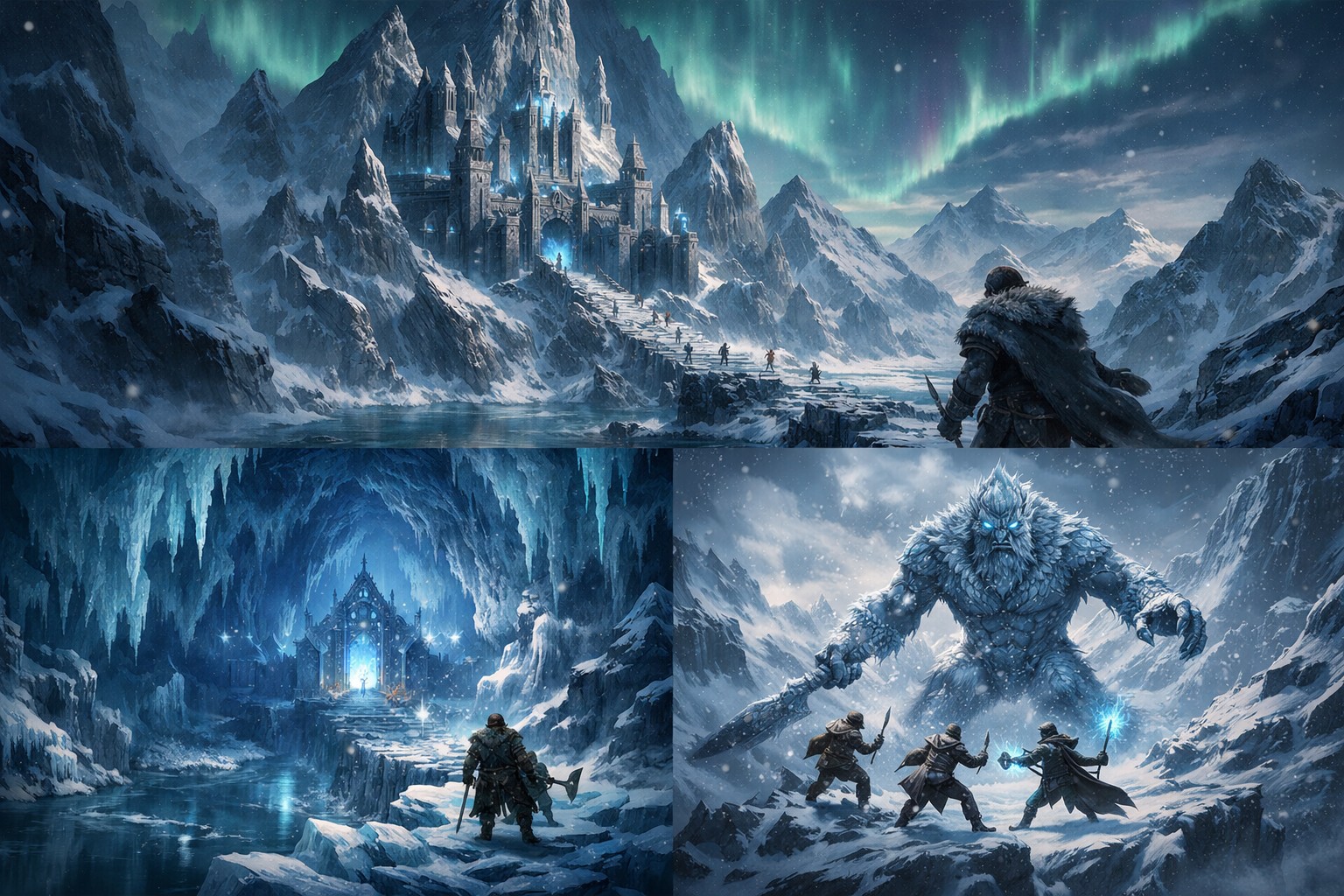 Zephara Concept Art - Frozen citadel
